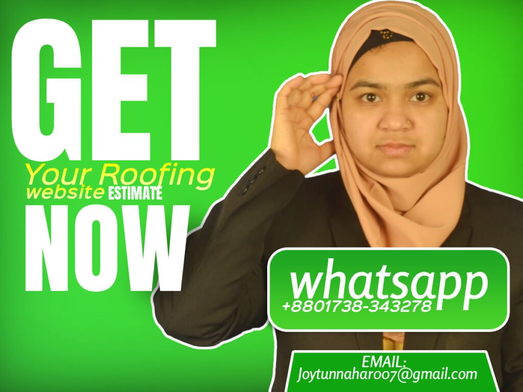 Addis roofing contractor website design service