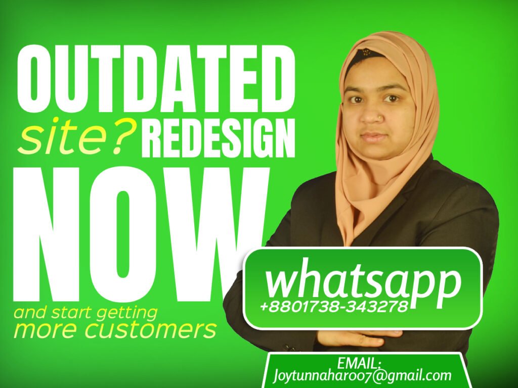 Broussard HVAC contractor site redesign services by MST Joytunnahar