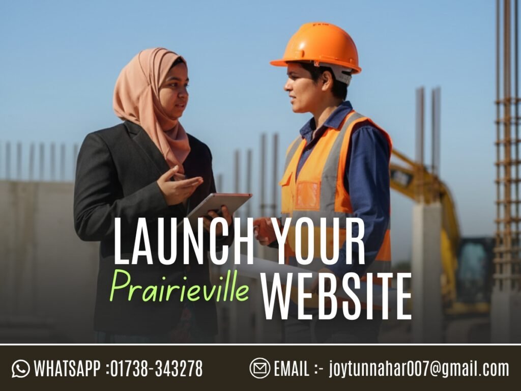 prairieville home improvement website design preview