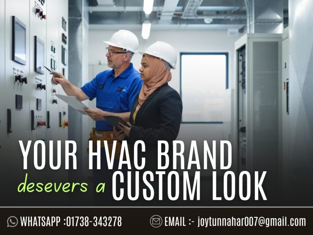 Mandeville HVAC custom website design example