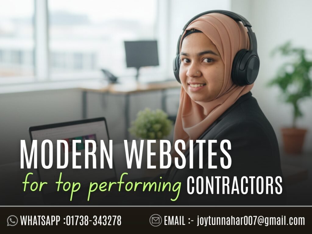 Prairieville contractor website audit dashboard