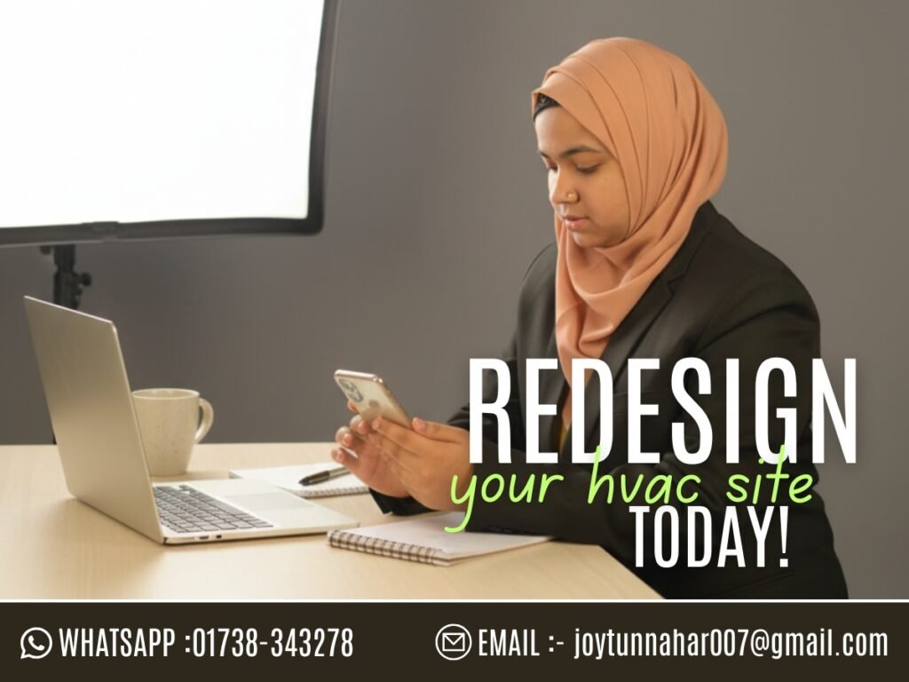 Sorrento HVAC website redesign services