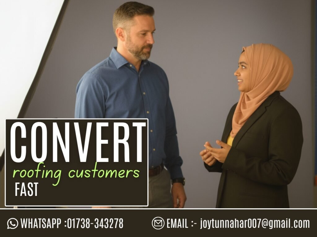 Youngsville roofing company website design example